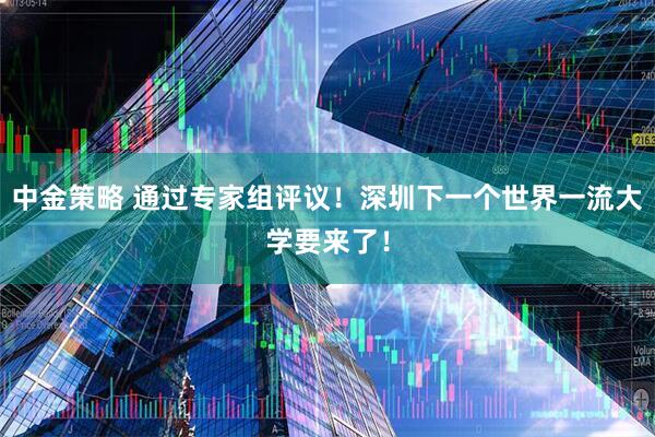 中金策略 通过专家组评议！深圳下一个世界一流大学要来了！
